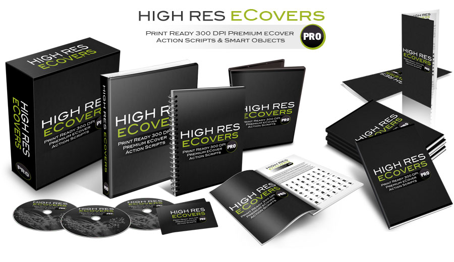high resolution 3D eCovers ActionScripts and Smart Templates